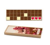 Coffret Chocotélégramme «Meilleures amies pour la vie» Messages en chocolat | Chocolat personnalisé