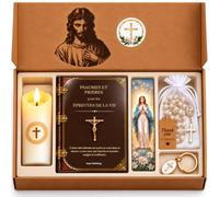 Coffret Chrétien Guide Psaumes et Prières Jesus Christ + vierge Marie