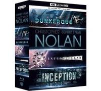Christopher Nolan - Coffret 3 Films : Inception + Interstellar + Dunkerque - 4k Ultra Hd + Blu-Ray + Digital Hd