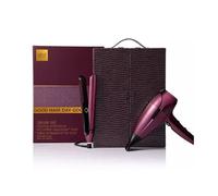 ghd Collection Cherry Chic, Lisseur ghd Chronos et Sèche-cheveux Helios 2200W avec Vanity de voyage bordeau