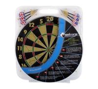 Coffret cible - UNICORN - Flocquée 43cm avec 6 fléchettes ailettes