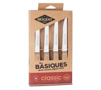 Coffret Classic Hêtre 4 couteaux steack - - Marron - Inox