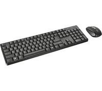 Coffret Clavier + Souris Trust XIMO QWERTY RF Sans Fil Noir Souris incluse NEUF