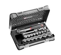 Coffret clé à cliquet + douilles 1/2'' FACOM S.161-2P6PB - 19 pièces