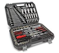 Coffret liquet Jeu de 215 pcs. Kit e serrage Douille Embouts Acier Carbonne Accessoire