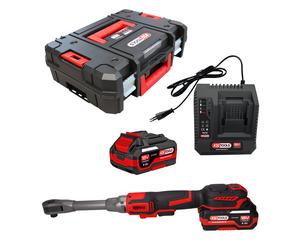 Coffret clé à rochet 1/2'' 18V, KSTOOL - avec 2 batteries et chargeur