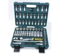 Coffret ouilles 3/8"" 61 pièces - MANNESMANN - Profondes 60mm - 8 à 19mm - 30mm 6 à 24mm - Embouts