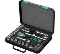 Coffret clé + douilles - WERA - 05003596001 - 38 pièces - 3-8"" (10 mm) - Noir