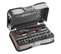 Coffret clés à cliquet + douilles 1/4'' FACOM R.161-6M6PB