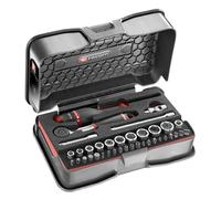 Coffret clés à cliquet + douilles 1/4'' FACOM R.161-6M6PB