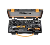 Beta Tools Coffret 900/C11 009000971 - 11 douilles 6 pans, 20 embouts et 8 accessoires
