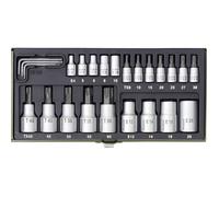 Proxxon Proxxon Jeu de clés à douilles "TX", 1/4" + 1/2" (24 pcs.) Quantité:1