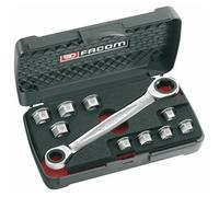 Coffret cliquet à douilles traversantes standard 1/2" 464.J1PB FACOM