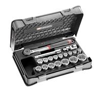 Coffret standard 19 pièces - cliquet - douilles - S 161-2P6PB FACOM