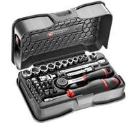 Coffret cliquet + douilles 1/4' 6 pans métriques FACOM - R.161-6P6 G