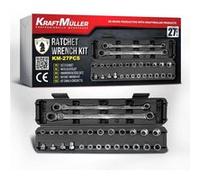 Coffret cliquet Kraft Muller KM-27PCS, comprenant 2 clés Flex de 14 et 19mm, avec 25 emboûts https://www.fnac.com/mp48147242/Cle-a-cliquet-Kraft-Muller-KM-27PCS-comprenant-2-cles-Flex-de-14-et-19mm-avec-25-embouts/w-4?oref=b17b6d3a-1d54-d05d-1484-d1b3b4cdb702