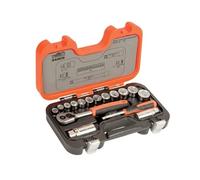 Bahco Coffret cliquet professionnel S330, 1/4 et 3/8, 34 pièces
