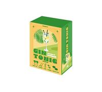 Cook Concept - KV7410 - Coffret Cocktail 10 Pièces avec Verres à Gin Tonic - Mélangeurs - Marque-Verres - sous-Verres et Pailles en Verre - Idéal pour Les Amateurs - Vert - Taille : Standard