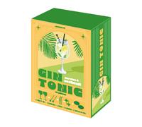 Coffret Cocktail 10 Pièces "Gin Tonic" 21cm Vert