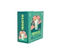 Cook Concept - KV7408 - Coffret Cocktail 10 Pièces pour Mojitos - Incluant Verres - Mélangeurs - Pailles et Dessous de Verre - Parfait pour Vos Apéritifs - Vert - Taille Unique