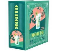 Cook Concept - KV7408 - Coffret Cocktail 10 Pièces pour Mojitos - Incluant Verres - Mélangeurs - Pailles et Dessous de Verre - Parfait pour Vos Apéritifs - Vert - Taille Unique