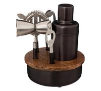 Coffret Cocktail 6 Pièces "Manguier" 21cm Noir
