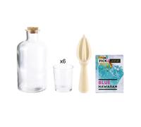 Coffret Cocktail 9 Pièces ""Rhumerie"" 16cm Transparent