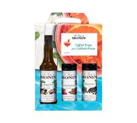 MONIN - Coffret pour Cocktails à base de Vin - Cassis, Passion et Fraise des Bois - 3x25cl