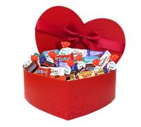 Coffret Coeur gourmand et son Assortiment de Chocolats Célébrations, Milka, Daim, Kinder | 750g - Boîte Prête à Offrir pour la SAINT VALENTIN