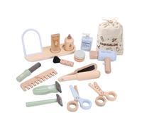 Coffret Coiffure avec Miroir | Éducatif, Jeu Coiffeur avec Pochette, Réaliste, Jeu Salon avec Sèche-Cheveux, pour École Maternelle, Enfants