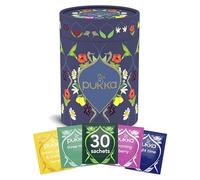 Coffret collection découverte, Idée Cadeau Femme et Homme, Coffret de Tisanes et Infusions,Cadeau de Thé 100% Bio, Anniversaire, 5 Saveurs, Menthe, Matcha, Gingembre, Nuit, 30 Sachets de Thé