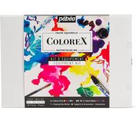 - Coffret Colorex - Kit De Dessin & Illustration Colorex - Colorex Encre Aquarelle 10 Couleurs 20 Ml, 4 Colorex Marker Et 18 Accessoires[Z4262]