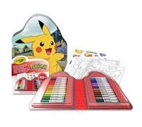 Crayola - Mallette de couleurs et autocollants Pokémon - Jeu de feutres, 45 pièces (04-0785)