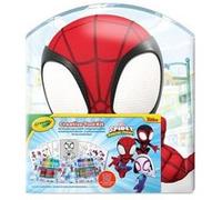 Coffret coloriage créatif Crayola Spider-Man 40 pièces dès 5 ans Graphismes à thème Spider-Man rouge et bleu