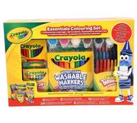 Coffret Coloriage Enfant 59 Pieces : Crayons Cire, Crayons Couleurs, Feutres, Peinture - Fille, Garcon - Set Creativite Dessin + Carte