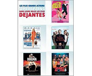 Coffret comédies déjantées : Austin Powers hôtesse à Tout Prix Mon Voisin Le Tueur Dogma Scary Movie