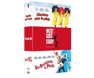 Coffret Comédies Musicales 3 Films : Chantons sous la Pluie + Un Américain à Paris + West Side Story [DVD]
