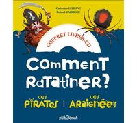 Coffret Comment ratatiner les pirates et les araignées - Livre CD 2 histoires + 1 CD - Catherine Leblanc - P'tit Glenat - Livre CD - Album jeunesse dès 3 ans CD