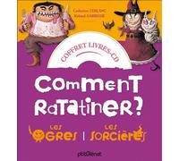 Coffret Comment ratatiner les sorcières et les ogres - Livre CD 2 histoires + 1 CD - Catherine Leblanc - P'tit Glenat - Livre CD - Album jeunesse dès 3 ans CD