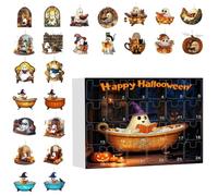 Coffret Compte À Rebours d'Halloween Charme Décoratif Suspendable 24 Jours