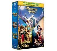 Coffret Contes féeriques: La Légende de Manolo+Jack et la mécanique du cœur+Un monstre à Paris – DVD