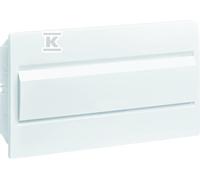 Coffret COSMOS 1x18M encastré IP40 porte pleine VR118PP
