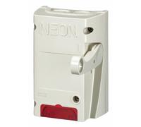 Legrand Coffret coupure pour enseigne lumineuse 038050 - Inter pompier bipolaire 26A 250V voyant