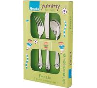 Amefa Service 3 couverts enfants Footie – Acier inoxydable ergonomique Argent