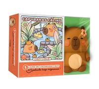 Coffret cozy + peluche Capybara - Evalida Maria - Hachette Heroes - Coffret - Jeux livres objets
