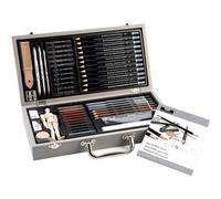 Coffret - Crayons Couleurs Et Graphite - Esquisse Et Dessin - 58 Pièces - Royal & Langnickel