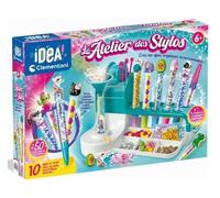 Coffret Creatif Atelier Des Stylos - Cree 10 Stylos Colores Et Amusants, Des 6 Ans - Fabrication, Decoration, Pen Diy - Set Kit Idea Et Carte