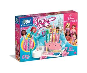 Coffret créatif clementoni 18210 idea - fabrique de stylos princesses