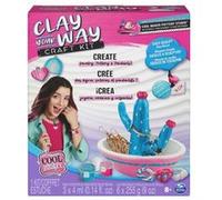 Coffret créatif de poterie - 6 disques d'argile séchant à l'air, peinture et outils - Dès 8 ans Multicolore G