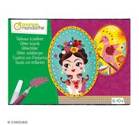 Coffret Créatif Enfant - AVENUE MANDARINE - Tableaux à Pailleter - Pour Enfant de 6 Ans et Plus - Jouet Créatif